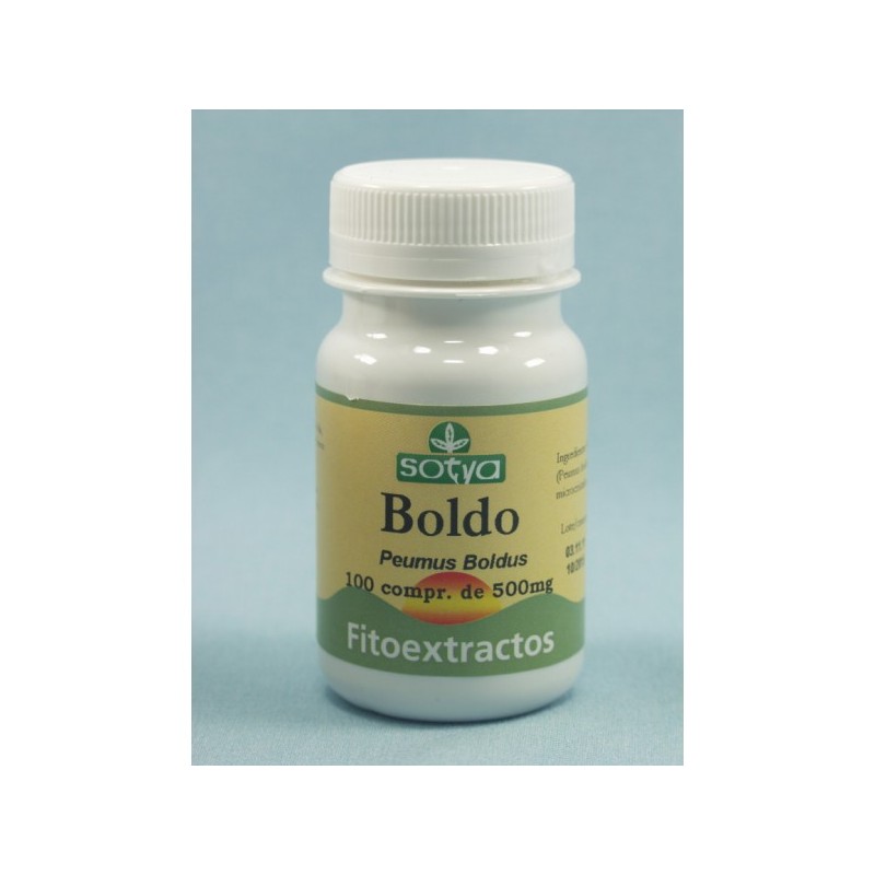 Boldo Sotya, 100 comprimidos de 500 mg.