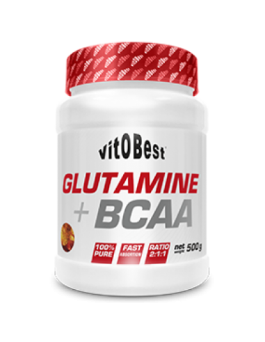 Glutamina + BCAA 500 gr + 10% dto