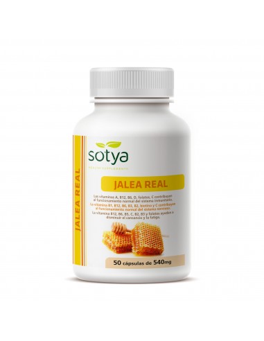 Jalea Real Sotya, 50 capsulas de 540 mg.