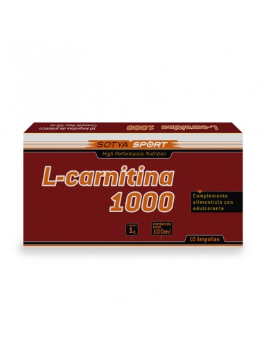 L carnitina 1000 mg 10 Ampollas